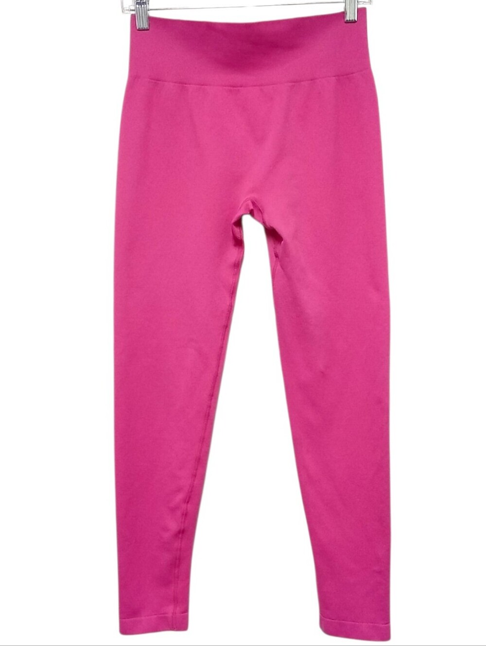 OQQ Women's Seamless High Waisted Scrunch Leggings Women's Large Pink Actiwear